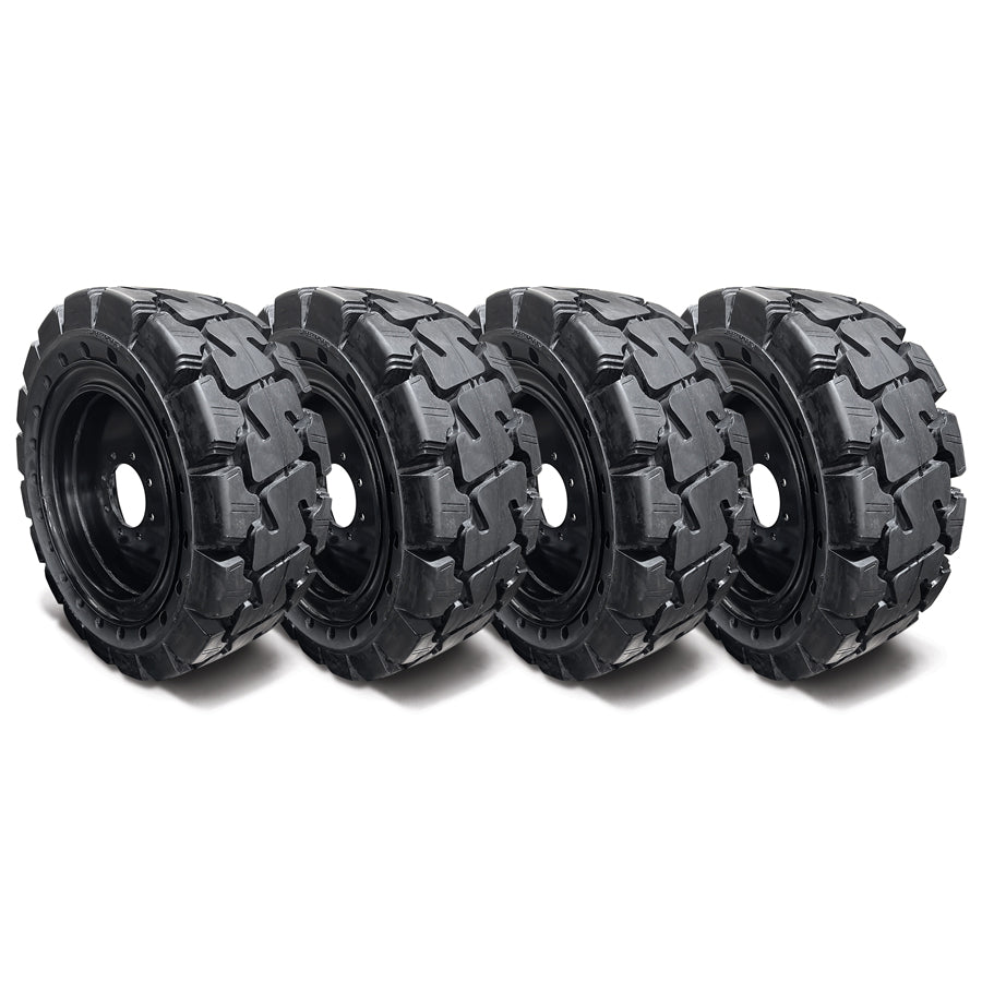rubber tread wheels Skid Steer Tire 31x10x20 with 8-hole wheel-Non Directional Tread-Qty of 4-(311020) Replaces (10165)
