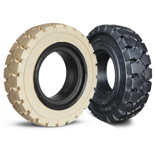 Solid Resilient Forklift Tires