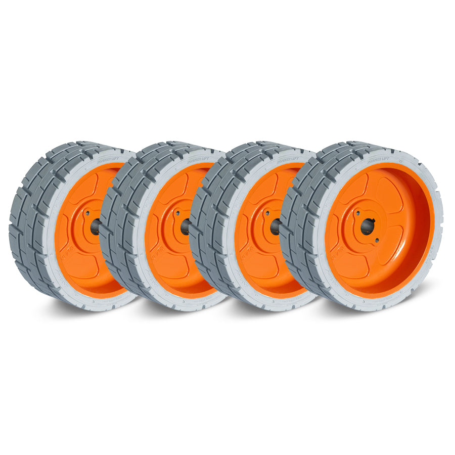 Genie GS Scissor Lift Tire & Wheel Assembly 12 x 4.5 Set of 4
