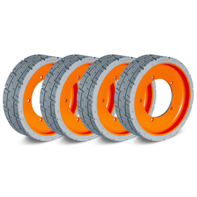 JLG Scissor Lift Tire & Wheel Assembly 406x125 Set of 4-(406125)