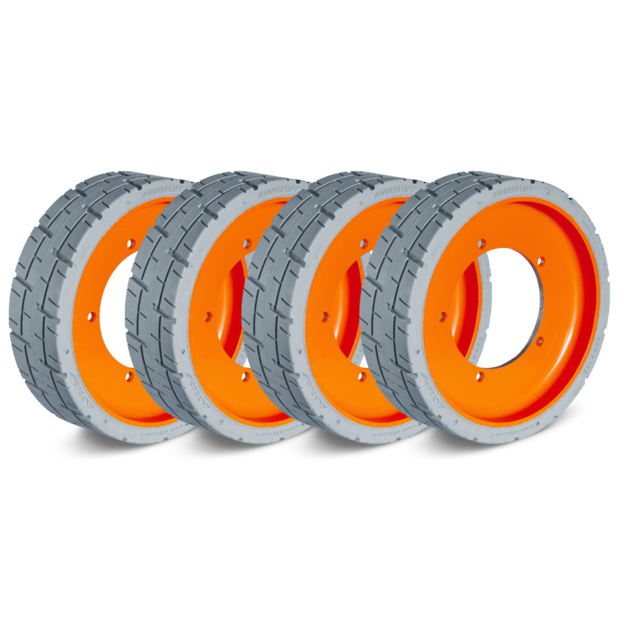 JLG Scissor Lift Tire & Wheel Assembly 406 x 125 Set of 4