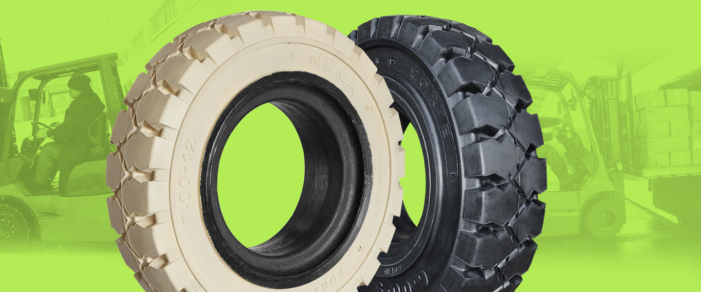 Solid Resilient Forklift Tires