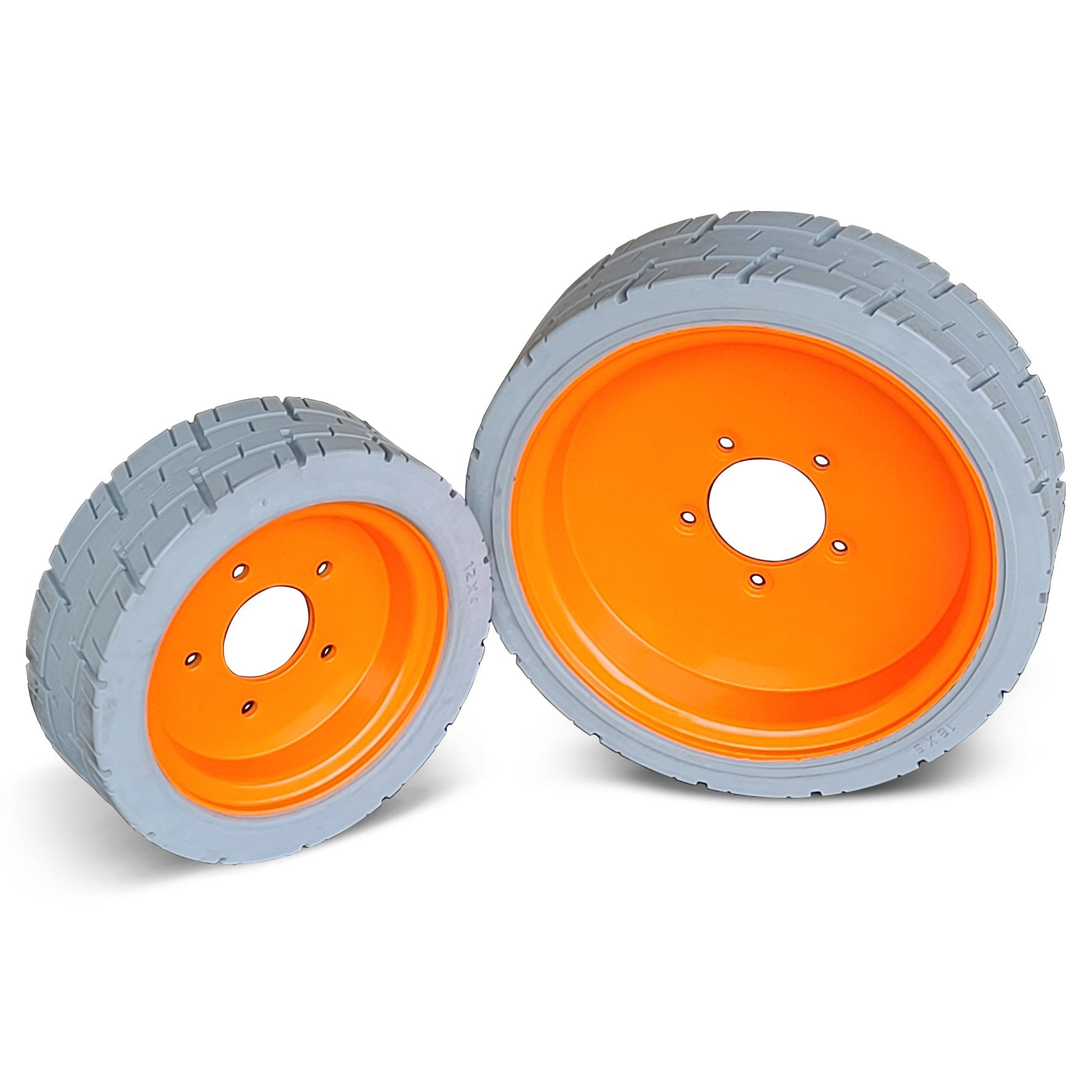 Skyjack SJ Scissor Lift Tire & Wheel Assembly 12 x 4 x 8 Front - Industrial Rubber Tires