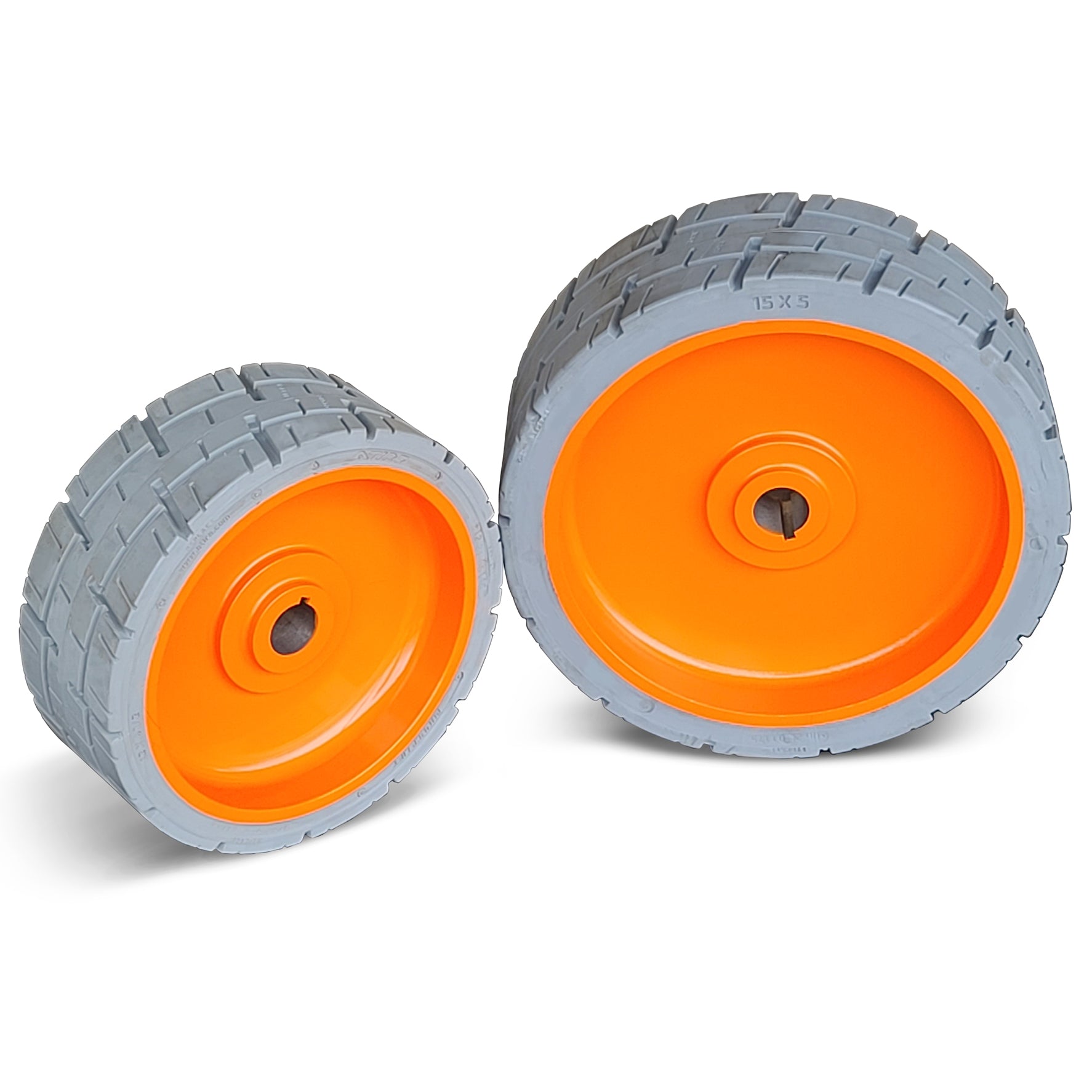 Genie GS Scissor Lift Tire & Wheel Assembly 12 x 4.5 - Industrial Rubber Tires
