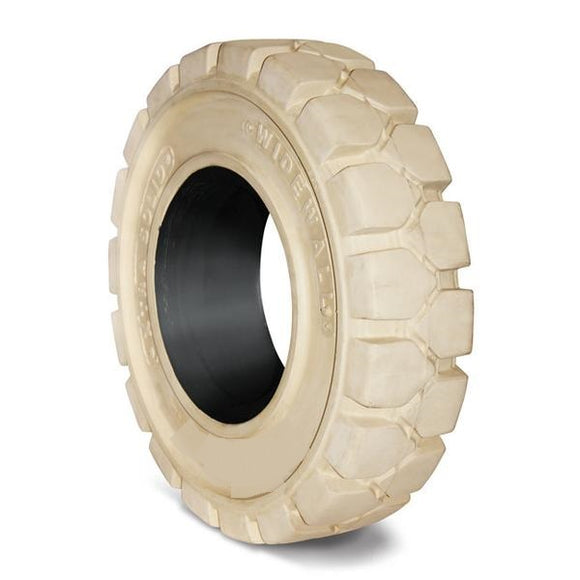 Solid Resilient Forklift Tires 7.50x16 - 5.5" Rim width - Industrial Rubber Tires